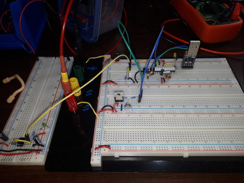 Breadboard circuit